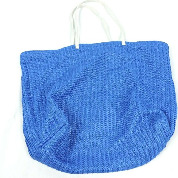 Vera Bradley Blue Bayou Dragonfly Tote Bag Woven - Picture 4 of 8